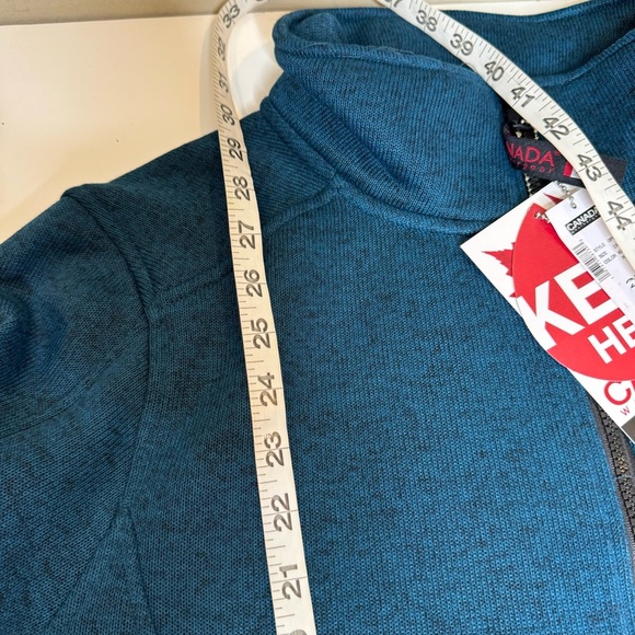 Canada Weather Gear Zip-Up Fleece Jacket Size 2X Blue - Picture 7 of 11